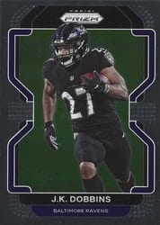2021 Panini Prizm Base Set J.K. Dobbins #283 card