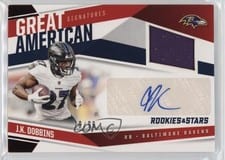 2023 Panini Rookies & Stars Great American Signatures J.K. Dobbins #GA-JD card
