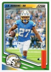2025 Score Base Set J.K. Dobbins #296 card