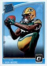 2018 Donruss Optic Base Set J'Mon Moore #182 card