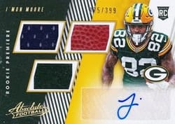 2018 Panini Absolute Base Set J'Mon Moore #182 card