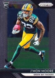 2018 Panini Prizm Base Set J'Mon Moore #236 card