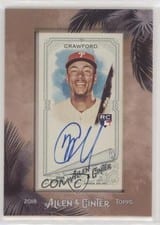 2018 Topps Allen & Ginter Framed Mini Autographs J.P. Crawford #MA-JC card