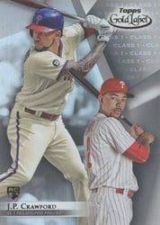 2018 Topps Gold Label Base Set J.P. Crawford #79 card