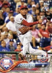 2018 Topps Opening Day Base Set J.P. Crawford #126 card