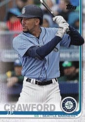 2019 Topps Update Base Set J.P. Crawford #US177 card