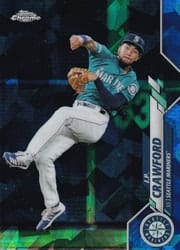 2020 Topps Chrome Sapphire Edition Base Set J.P. Crawford #263 card
