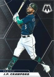 2021 Panini Mosaic Base Set J.P. Crawford #1 card