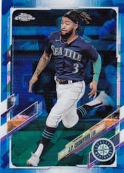 2021 Topps Chrome Sapphire Edition Base Set J.P. Crawford #506 card