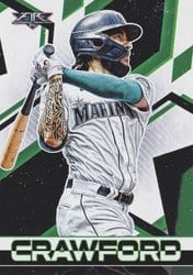2021 Topps Fire Base Set J.P. Crawford #190 card