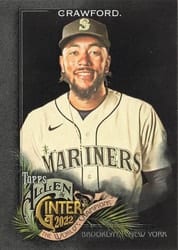 2022 Topps Allen & Ginter X Base Set J.P. Crawford #329 card