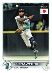 2022 Topps Japan Edition Base Set J.P. Crawford #25 card