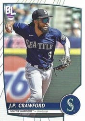 2023 Topps Big League Base Set J.P. Crawford #72 card