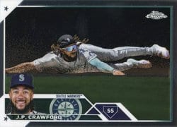 2023 Topps Chrome Base Set J.P. Crawford #156 card