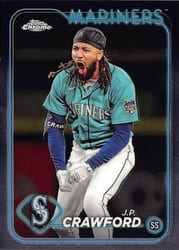 2024 Topps Chrome Base Set J.P. Crawford #14 card