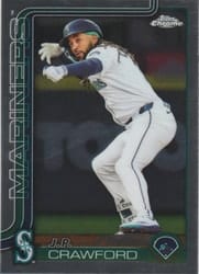 2025 Topps Chrome Base Set J.P. Crawford #181 card