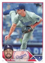2023 Topps Update Base Set J.P. Feyereisen #US191 card