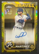 2024 Topps Gilded Collection Gold Autographs J.P. Martinez #CGA-JM card