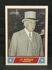 2025 Topps Heritage Notable Americans J.P. Morgan #NS-82 card