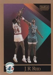 1990-91 SkyBox Base Set J.R. Reid #32 card