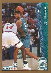 1992-93 Fleer Base Set J.R. Reid #27 card