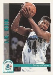 1992-93 Hoops Base Set J.R. Reid #26 card