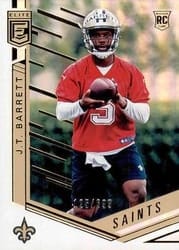 2018 Donruss Elite Base Set J.T. Barrett #198 card