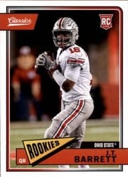 2018 Panini Classics Base Set J.T. Barrett #285 card