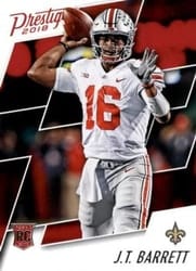 2018 Panini Prestige Base Set J.T. Barrett #265 card