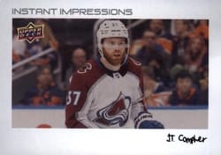 2022-23 Upper Deck Instant Impressions J.T. Compher #PZ-3 card
