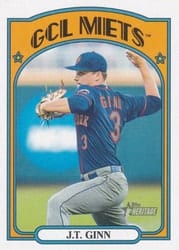 2021 Topps Heritage Minor League Base Set J.T. Ginn #16 card