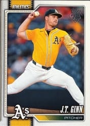 2026 Topps Base Set J.T. Ginn #153 card