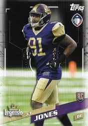 2019 Topps AAF Base Set J.T. Jones #90 card
