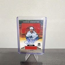 2020-21 Upper Deck The Cup Chemical Composition - Mantle Autograph J.T. Miller #CC-JM card