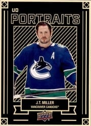 2022-23 Upper Deck UD Portraits J.T. Miller #P-18 card