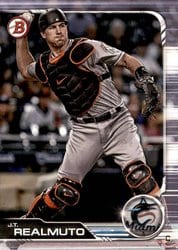 2019 Bowman Base Set J.T. Realmuto #79 card