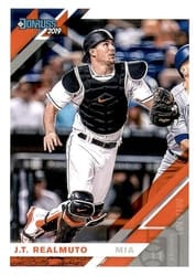 2019 Donruss Base Set J.T. Realmuto #105a card
