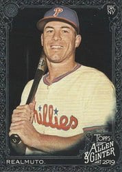2019 Topps Allen & Ginter X Base Set J.T. Realmuto #147 card