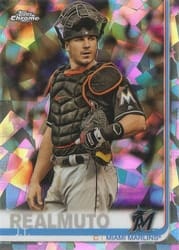 2019 Topps Chrome Sapphire Edition Base Set J.T. Realmuto #52 card