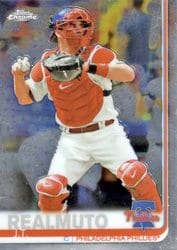 2019 Topps Chrome Update Base Set J.T. Realmuto #14 card