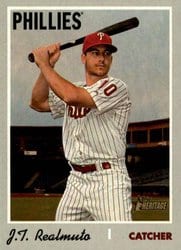2019 Topps Heritage Base Set J.T. Realmuto #535 card
