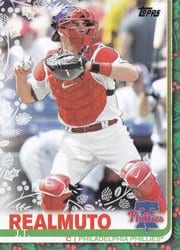 2019 Topps Holiday Base Set J.T. Realmuto #HW142 card
