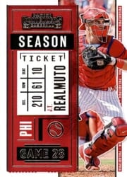 2020 Panini Contenders Base Set J.T. Realmuto #30 card