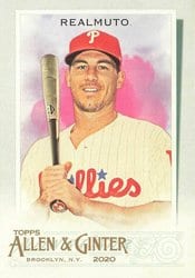 2020 Topps Allen & Ginter Base Set J.T. Realmuto #260 card