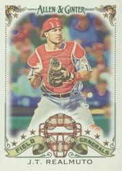 2020 Topps Allen & Ginter Field Generals J.T. Realmuto #FG-15 card