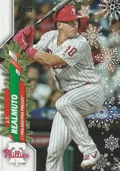 2020 Topps Holiday Base Set J.T. Realmuto #HW176 card