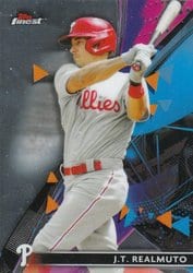 2021 Finest Base Set J.T. Realmuto #36 card