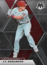 2021 Panini Mosaic Base Set J.T. Realmuto #185 card