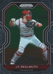 2021 Panini Prizm Base Set J.T. Realmuto #214 card