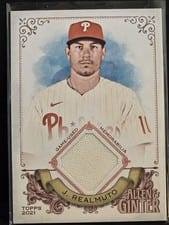 2021 Topps Allen & Ginter Full Size Relics J.T. Realmuto #AGA-JTR card
